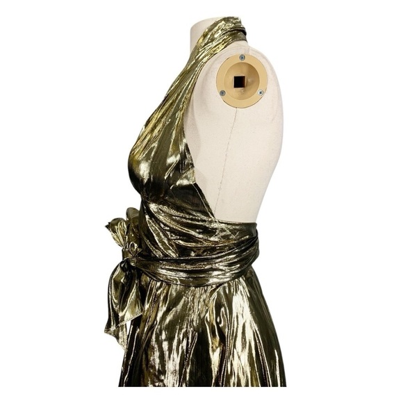 Vintage Rosemary Brantley Marylin Manroe Style Halter Midi Dress Size XS - Picture 8 of 13